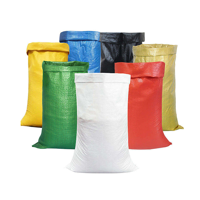 Wholesale Good Quality 50 Kg PP Woven Color Plastic Bag Polypropylene Sack