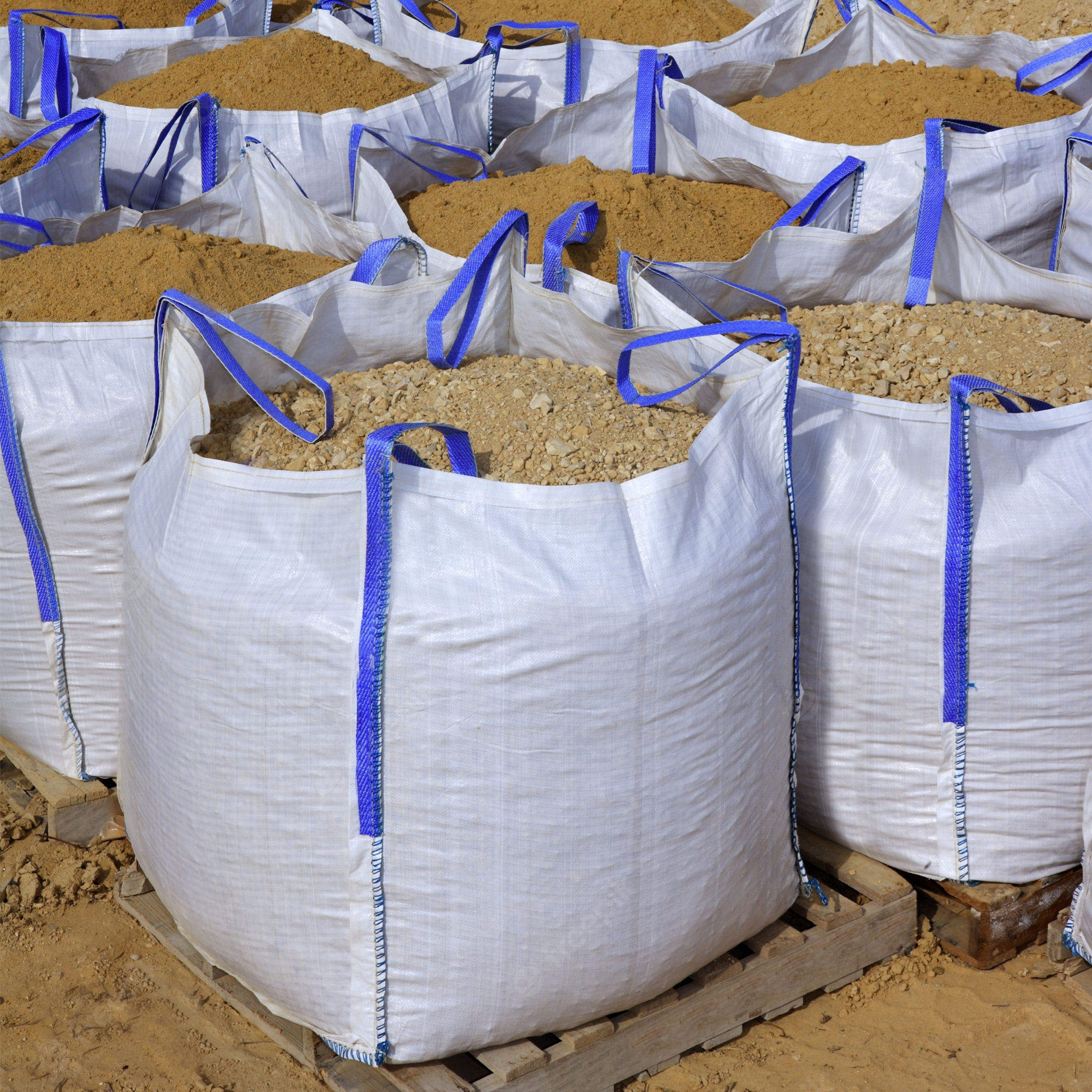 Factory High Tensile Strength Virgin PP Packaging Polypropylene Woven 1 Ton FIBC Big Jumbo Bulk Bags 