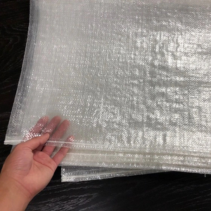 Togo Clothes Packaging Polypropylene Woven Flat Sheet 90*120cm PP Transparent Sack Bag