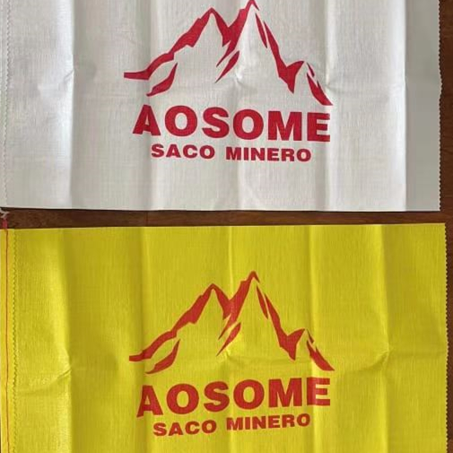 China Manufactory Hotsale Pp Woven Bag sacos for Packing mineral in Peru