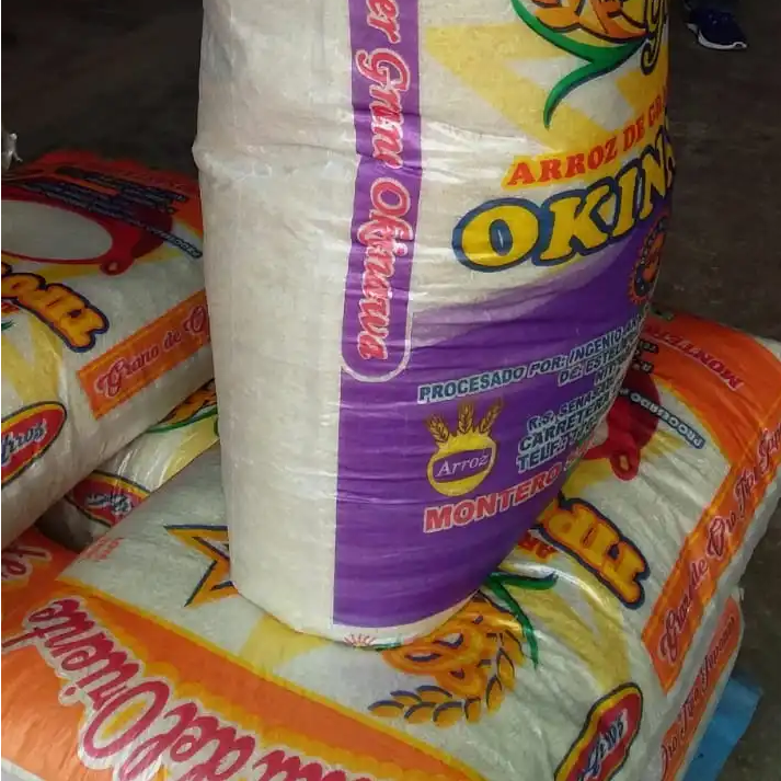 China Factory Used 10kg 20kg 25kg 50kg 100kg Bopp Laminated Rice Packing Wheat Corn Bag Pp Woven Sack in South Africa Vietnam latin american